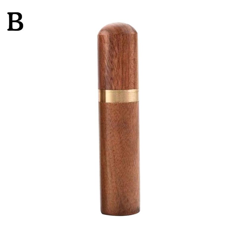 Wooden toothpick holder, toothpick storage tube, portable toothpick organizer, hand sewing needle storage tube